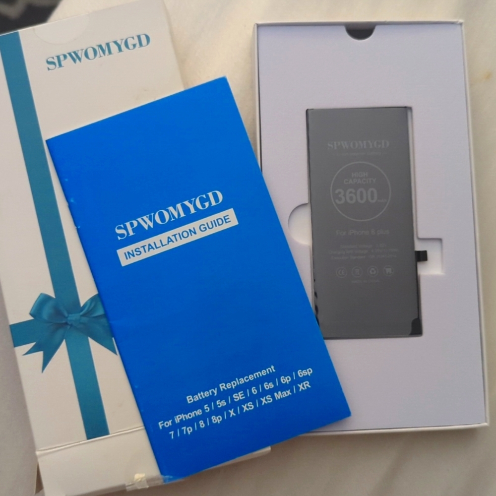iPhone 8 Plus replacement high capacity battery 3600mAh